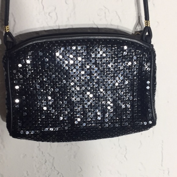 Whiting And Davis Small Bag With Leather Trim - Picture 3 of 11